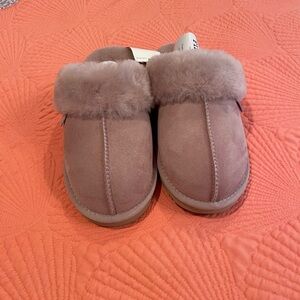 Fireside by Dearfoam Slippers in Dusty Pink